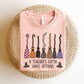 "A Teacher's Gotta Have Options" Brooms Halloween Teacher T-shirt