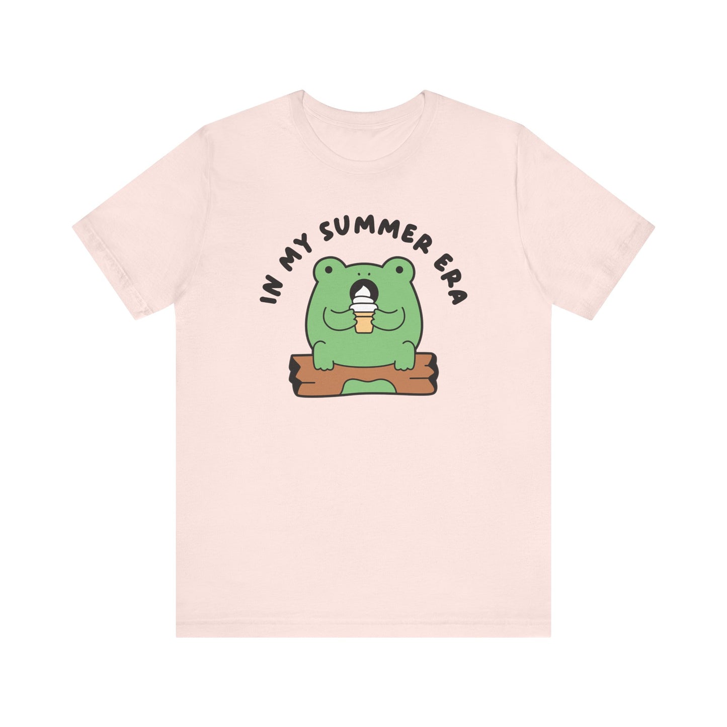 "In My Summer Era" Cute Frog Teacher T-shirt