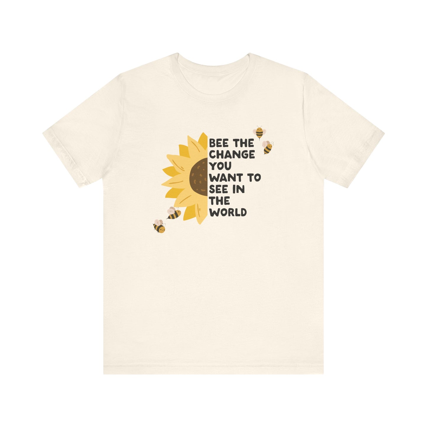 "Bee the Change" Sunflower Teacher T-shirt