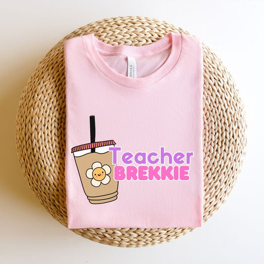 "Teacher Brekkie" Funny Teacher T-shirt