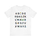 "STEAM Alphabet" Science Teacher T-shirt