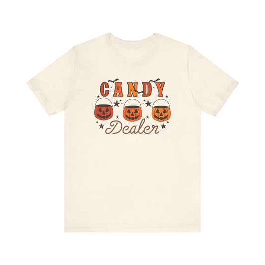 "Candy Dealer" Halloween Teacher T-shirt