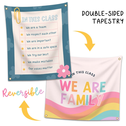 'We Are Family' Hanging Tapestry