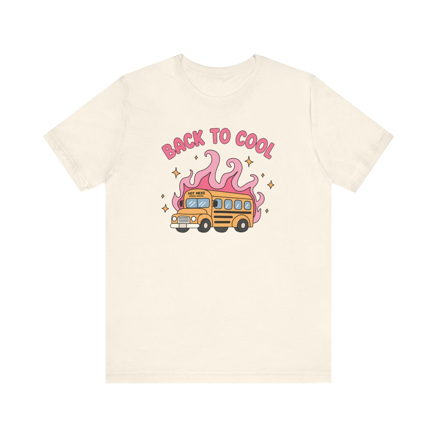 "Back to Cool" Hot Mess Express Teacher T-shirt
