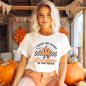 "Cutest Pumpkin" Teacher T-shirt