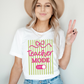 "Teacher Mode Off" Striped Teacher T-shirt