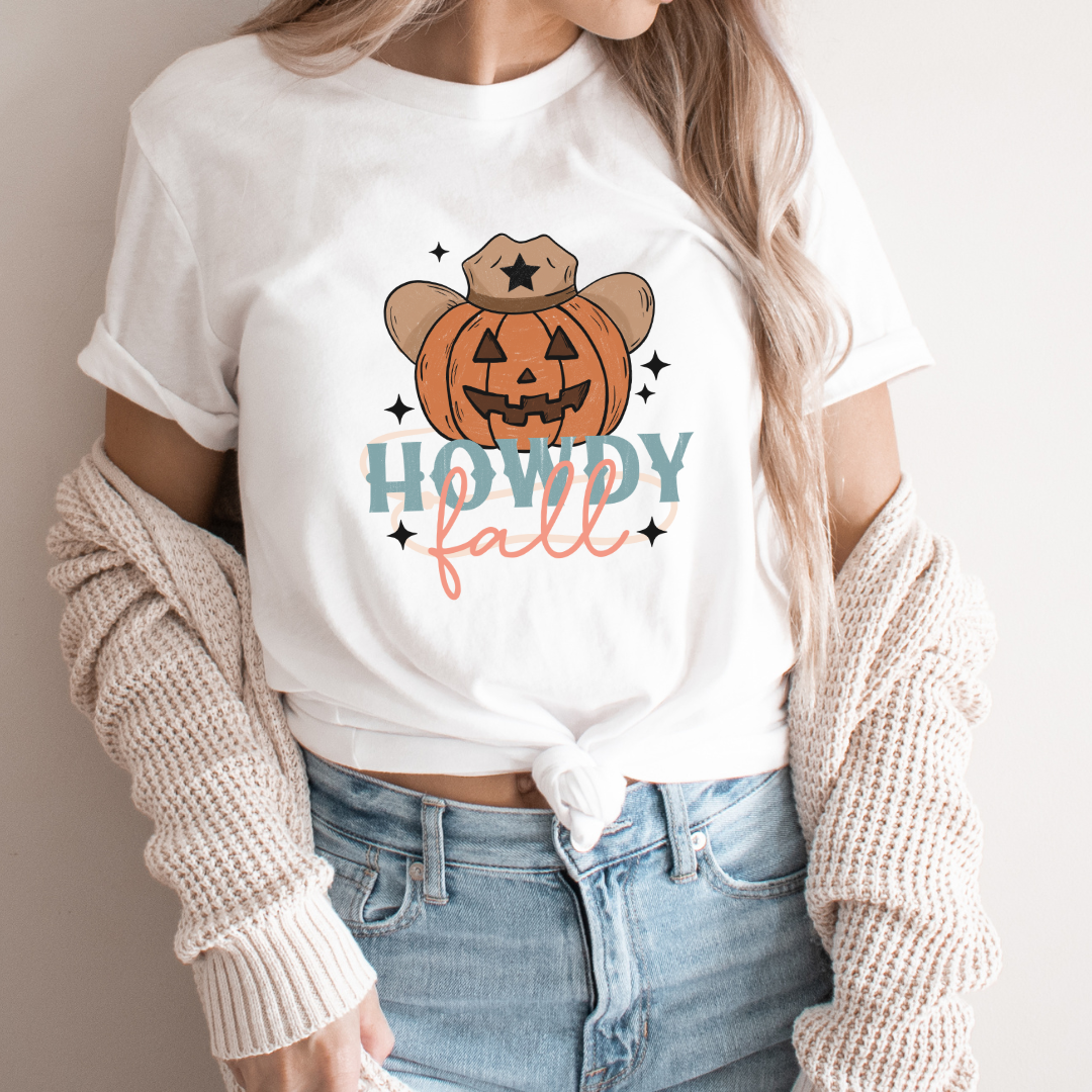 "Howdy Fall" Halloween Teacher T-shirt