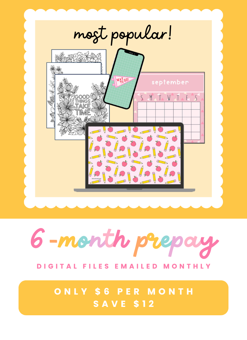 Teacher Digi-Pack 6-Month Prepay Subscription