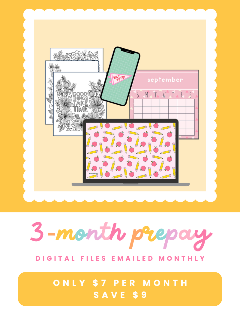 Teacher Digi-Pack 3-Month Prepay Subscription