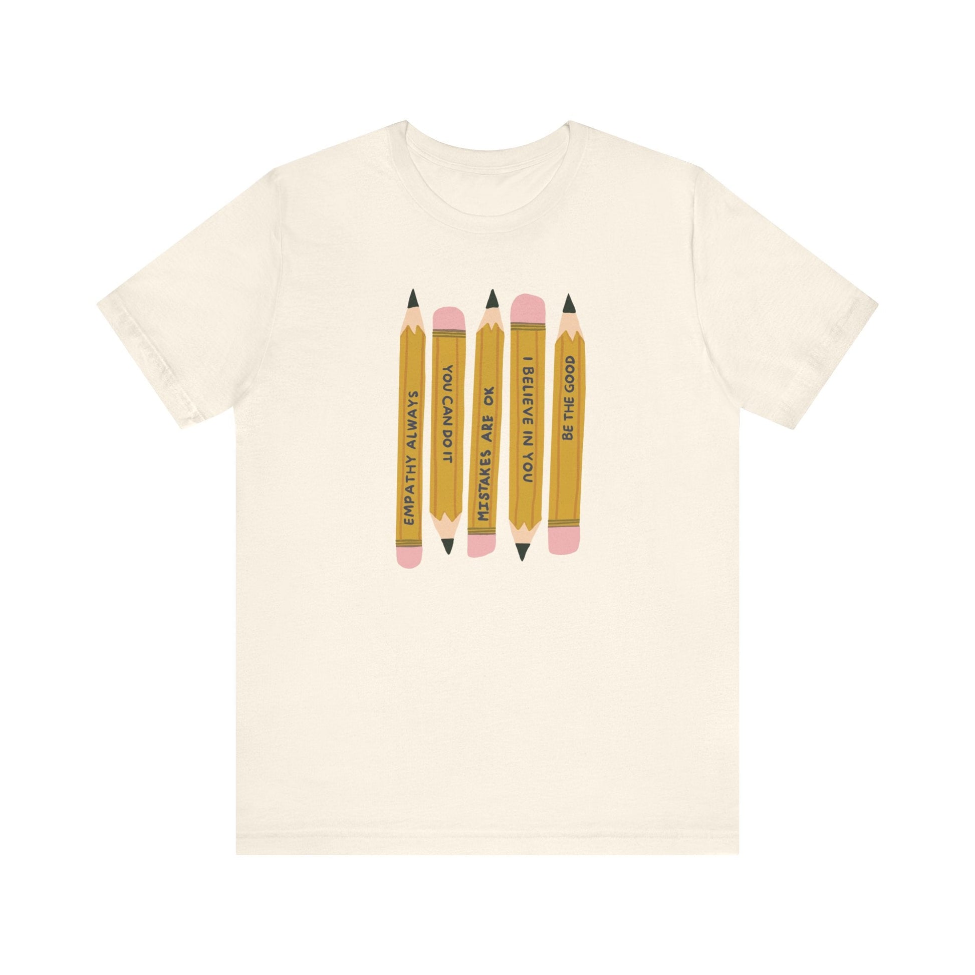 "Affirmation Pencils" Teacher T-shirt - Teacher Care Crate - T-Shirt