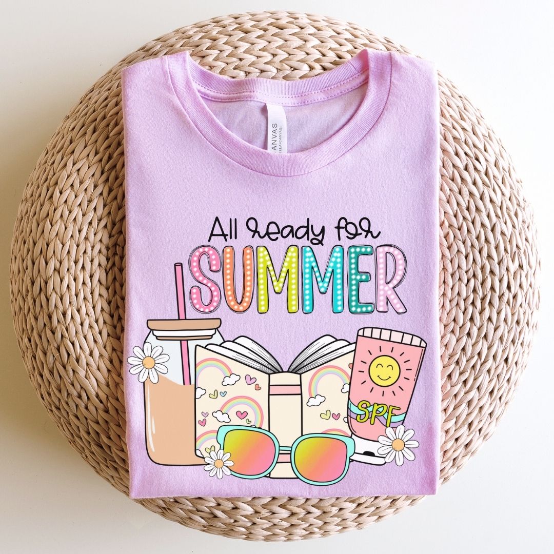 "All Ready For Summer" Teacher T-shirt - Teacher Care Crate - T-Shirt