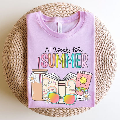 "All Ready For Summer" Teacher T-shirt - Teacher Care Crate - T-Shirt
