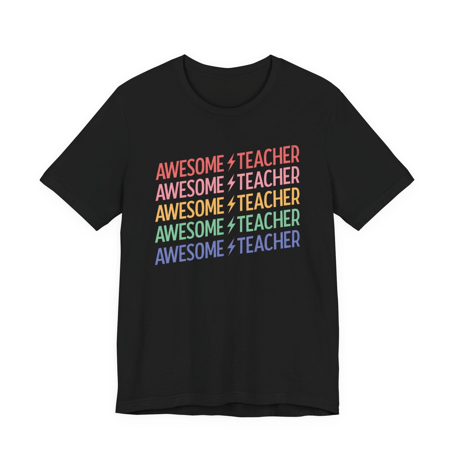 "Awesome Teacher" Retro Teacher T-shirt - Teacher Care Crate - T-Shirt