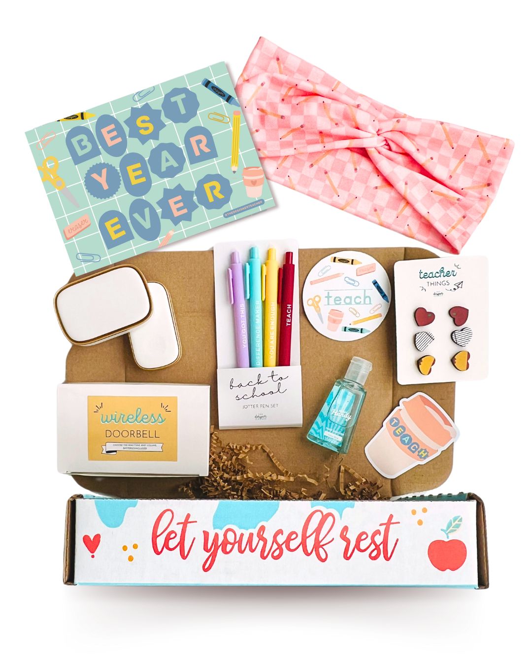Back To School Tool Kit Care Crate - Teacher Care Crate - 