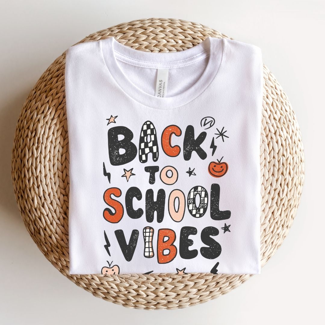 "Back to School Vibes" Teacher T-shirt - Teacher Care Crate-T-Shirt