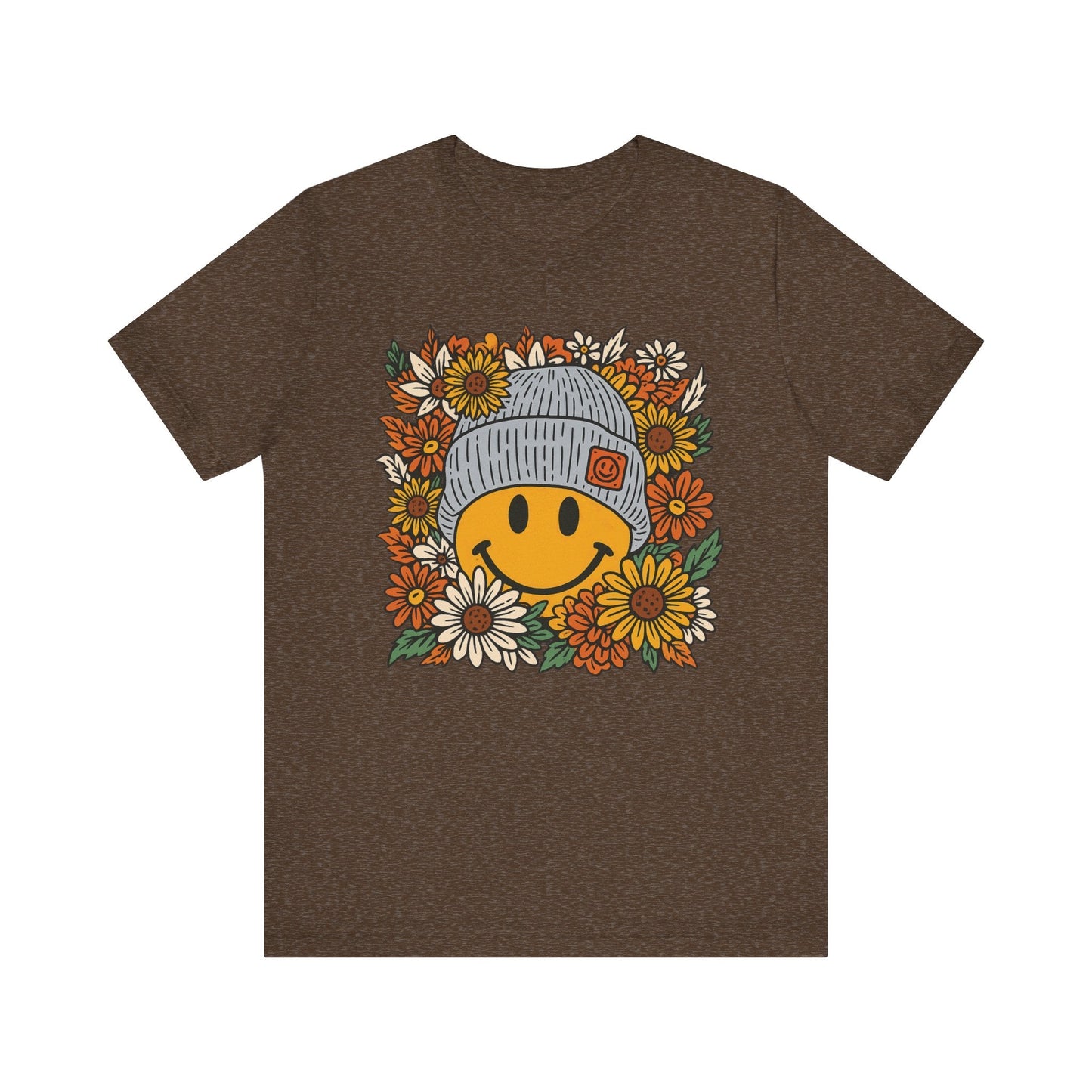"Beanie Smiley" Fall Teacher T-shirt - Teacher Care Crate - T-Shirt