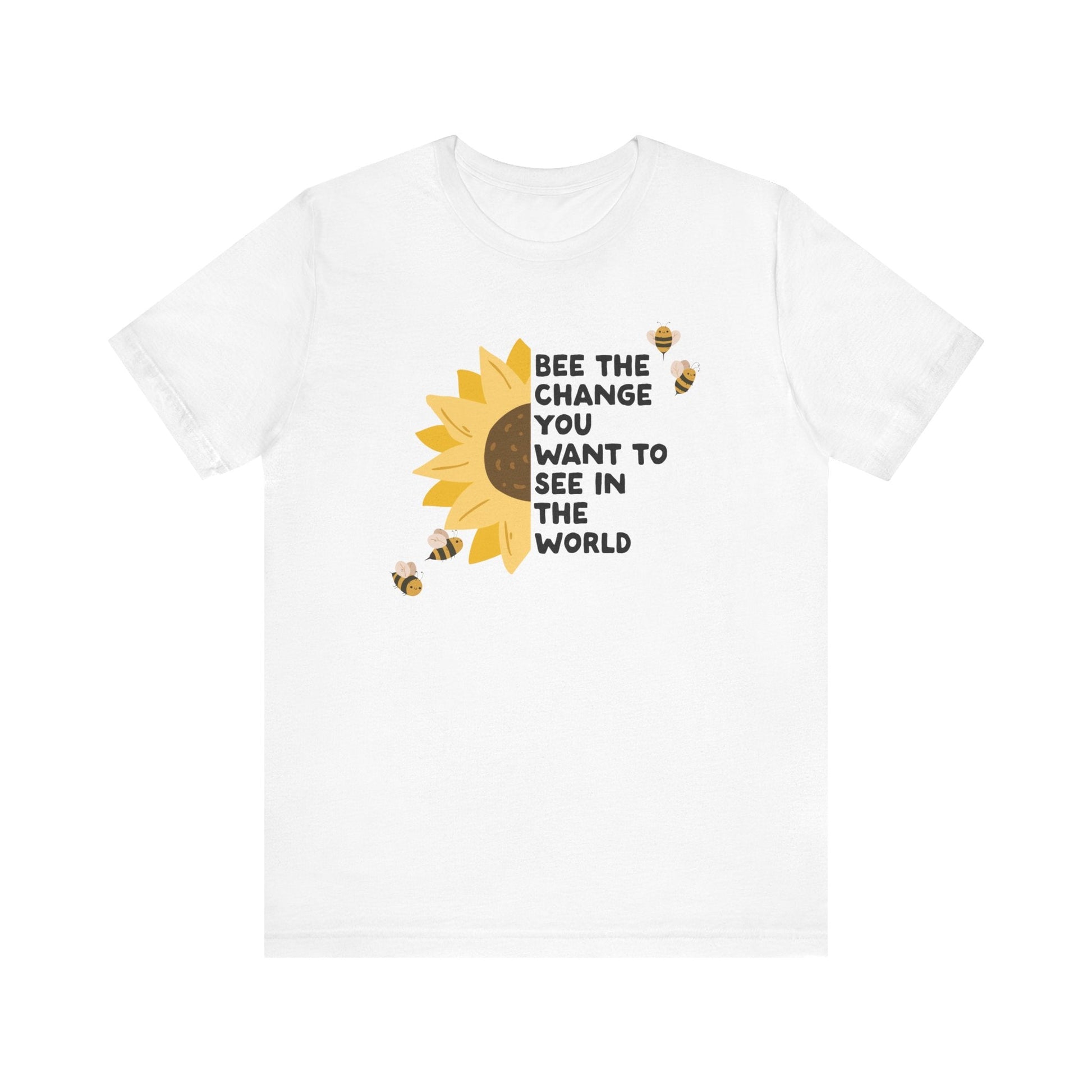 "Bee the Change" Sunflower Teacher T-shirt - Teacher Care Crate - T-Shirt