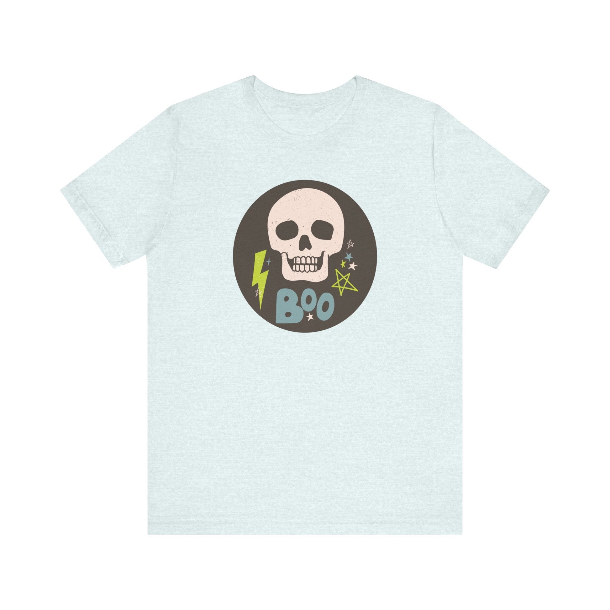 "Boo Circle Logo" Halloween Teacher T-shirt - Teacher Care Crate - T-Shirt