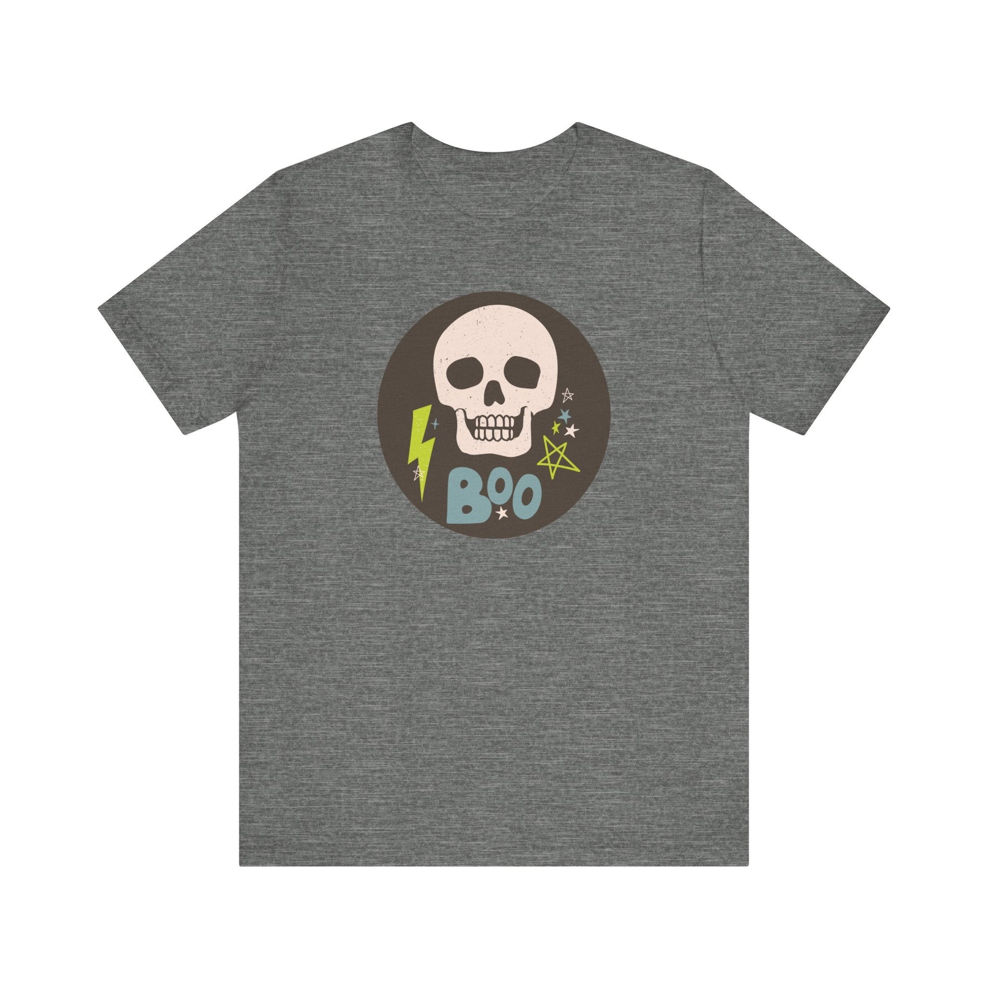 "Boo Circle Logo" Halloween Teacher T-shirt - Teacher Care Crate - T-Shirt