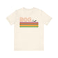 "Boo Retro Striped" Halloween Teacher T-shirt - Teacher Care Crate - T-Shirt