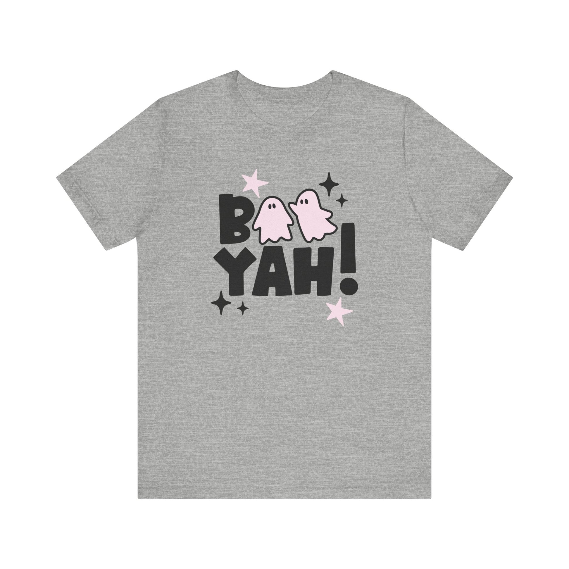 "Boo Yah!" Block Letter Halloween Teacher T-shirt - Teacher Care Crate - T-Shirt