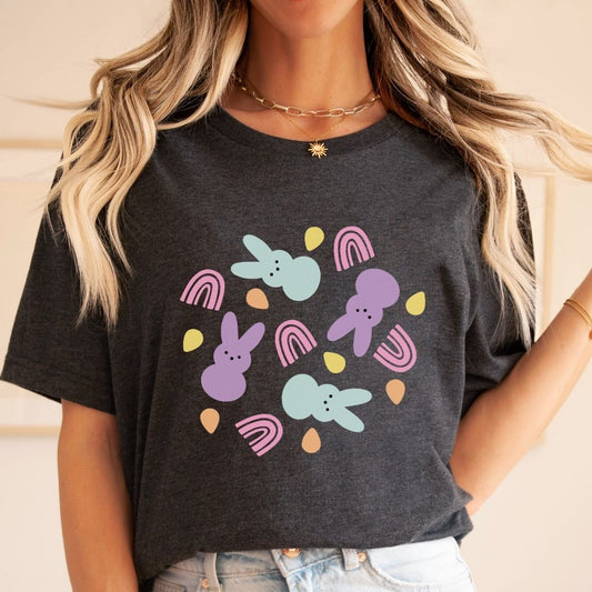 "Bunnies and Rainbows" Teacher T-shirt - Teacher Care Crate - T-Shirt