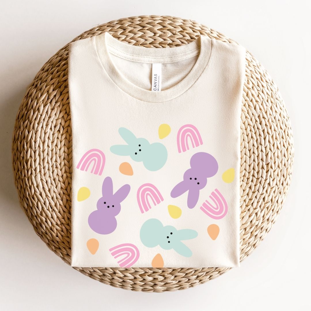 "Bunnies and Rainbows" Teacher T-shirt - Teacher Care Crate - T-Shirt