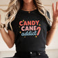 "Candy Cane Addict" Teacher T-shirt - Teacher Care Crate - T-Shirt