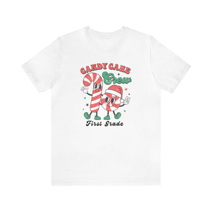 "Candy Cane Crew" First Teacher T-shirt - Teacher Care Crate - T-Shirt