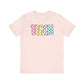 "Checkered Colorful Teach" Teacher T-shirt - Teacher Care Crate - T-Shirt