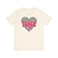 "Checkered Heart Teach" Teacher T-shirt - Teacher Care Crate - T-Shirt