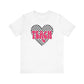 "Checkered Heart Teach" Teacher T-shirt - Teacher Care Crate - T-Shirt