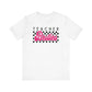 "Checkered Teacher Besties" Vintage Teacher T-shirt - Teacher Care Crate - T-Shirt