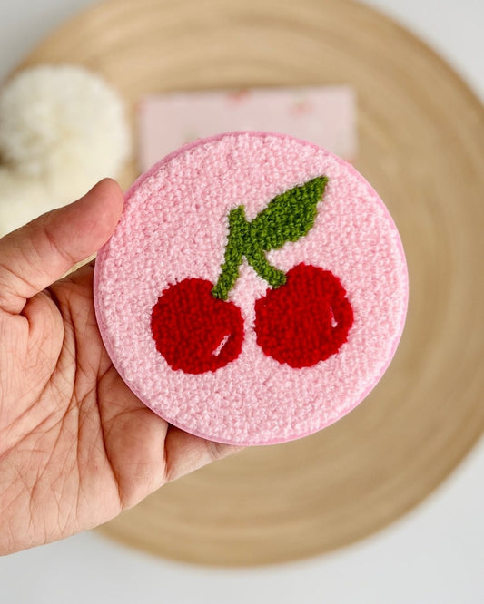 Cherry Mug Rug - Teacher Care Crate - 