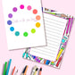 Color the Year Bright Care Crate - Teacher Care Crate - 