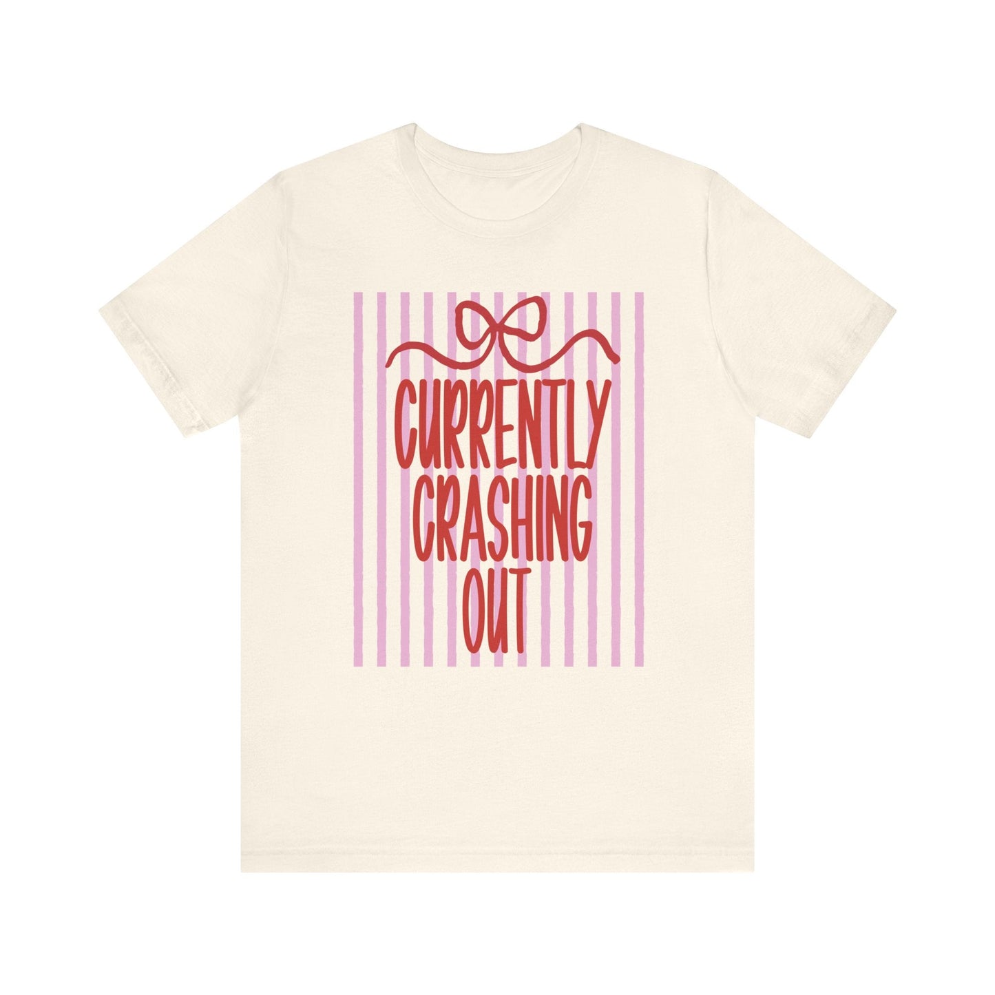 "Currently Crashing Out" Funny Teacher T-shirt - Teacher Care Crate - T-Shirt