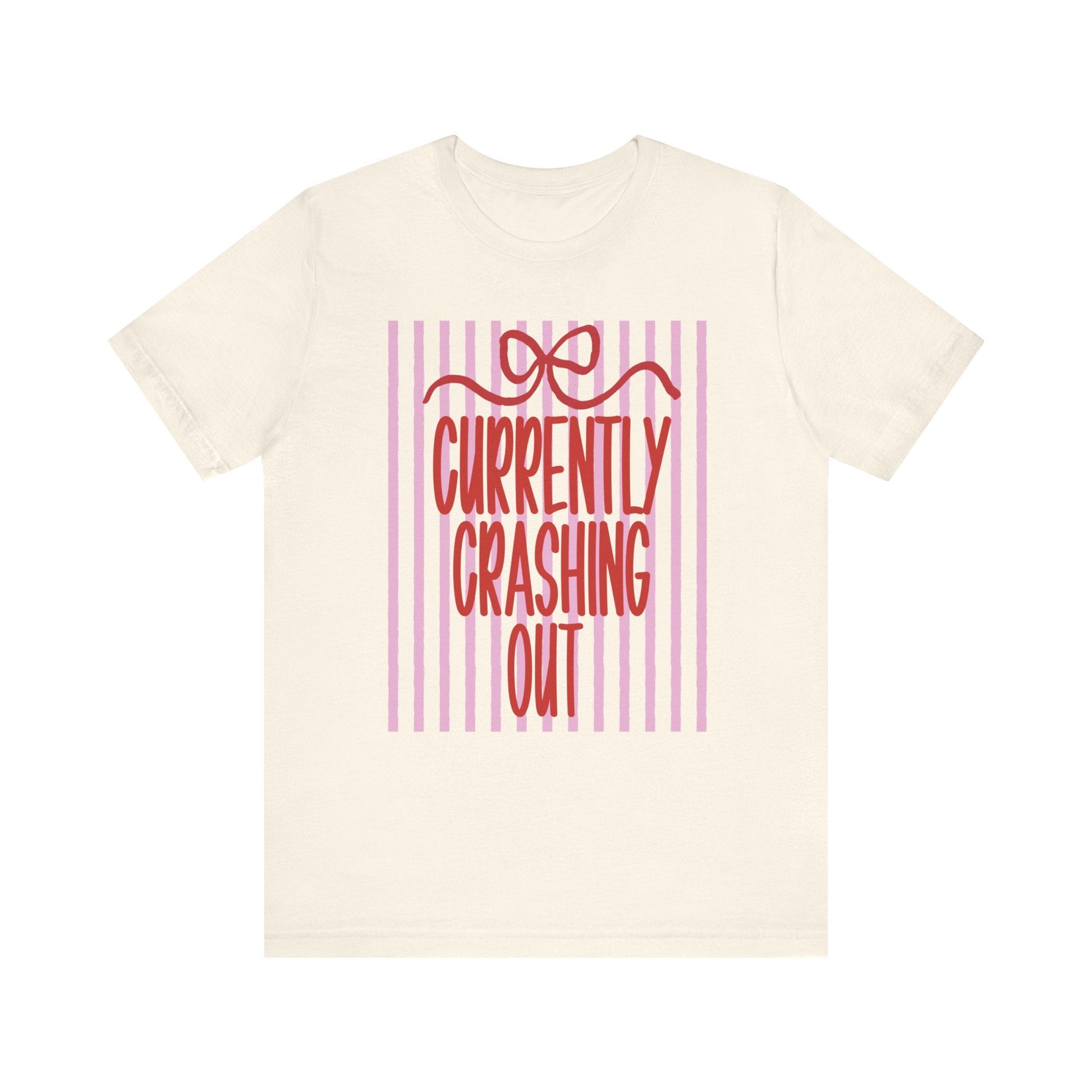 "Currently Crashing Out" Funny Teacher T-shirt - Teacher Care Crate - T-Shirt