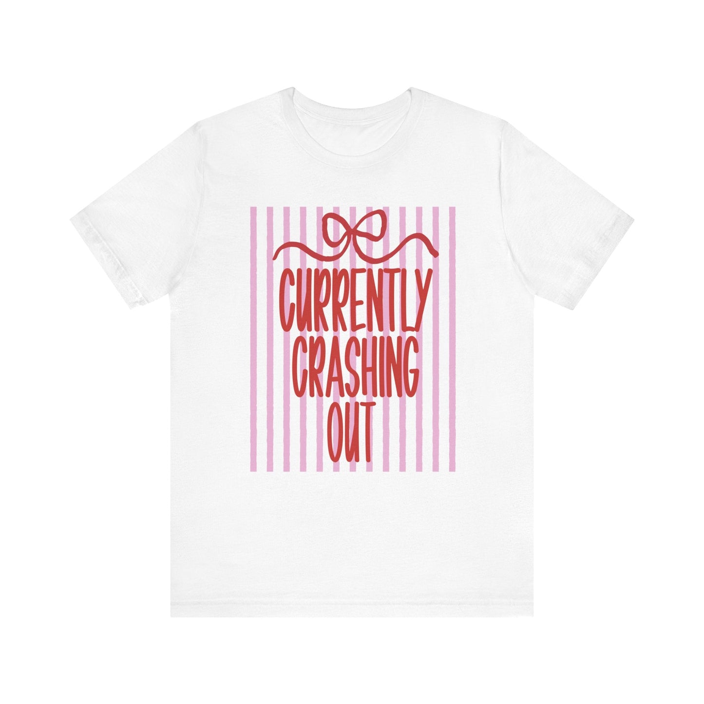 "Currently Crashing Out" Funny Teacher T-shirt - Teacher Care Crate - T-Shirt