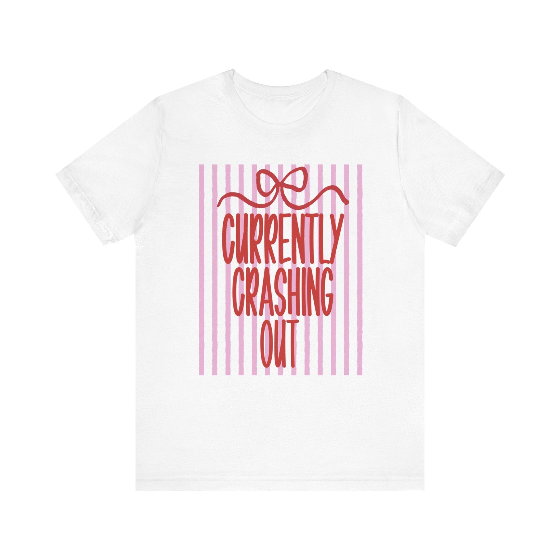 "Currently Crashing Out" Funny Teacher T-shirt - Teacher Care Crate - T-Shirt