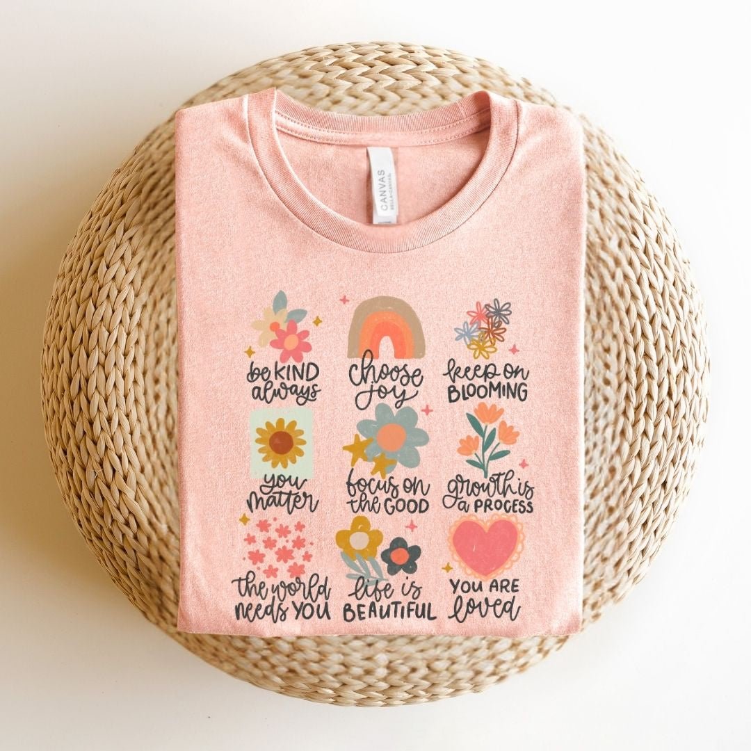 "Daily Affirmations" Teacher T-shirt - Teacher Care Crate - T-Shirt