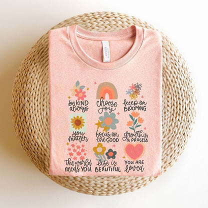 "Daily Affirmations" Teacher T-shirt - Teacher Care Crate - T-Shirt