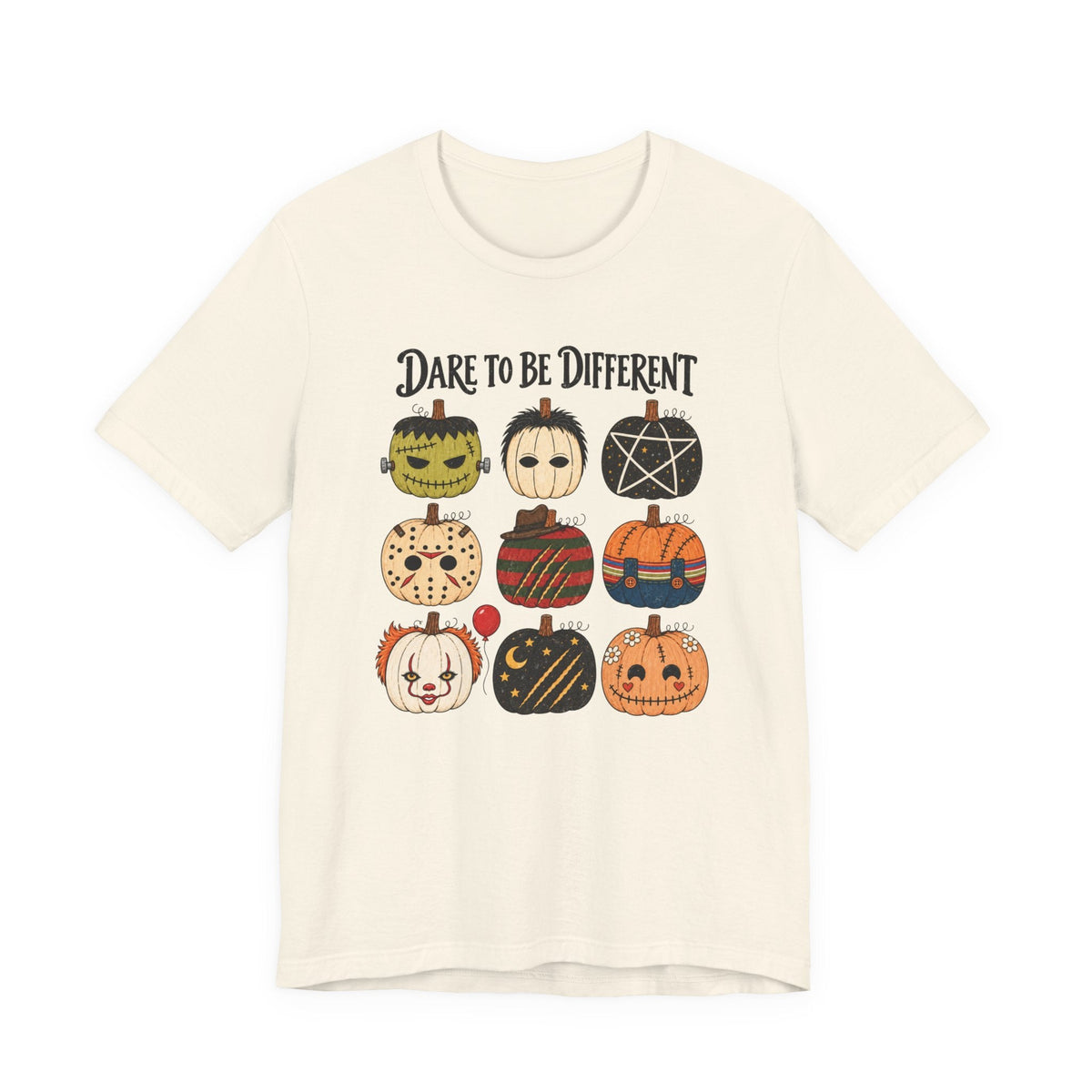 "Dare To Be Different" Funny Halloween Teacher T-shirt - Teacher Care Crate-T-Shirt