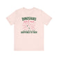 "Dinosaurs Didn't Read" Funny Teacher T-shirt - Teacher Care Crate-T-Shirt