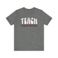 "Distressed Teach with Bow" Vintage Teacher T-shirt - Teacher Care Crate - T-Shirt