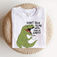"Don't Talk to Me" T-Rex Teacher T-shirt - Teacher Care Crate-T-Shirt