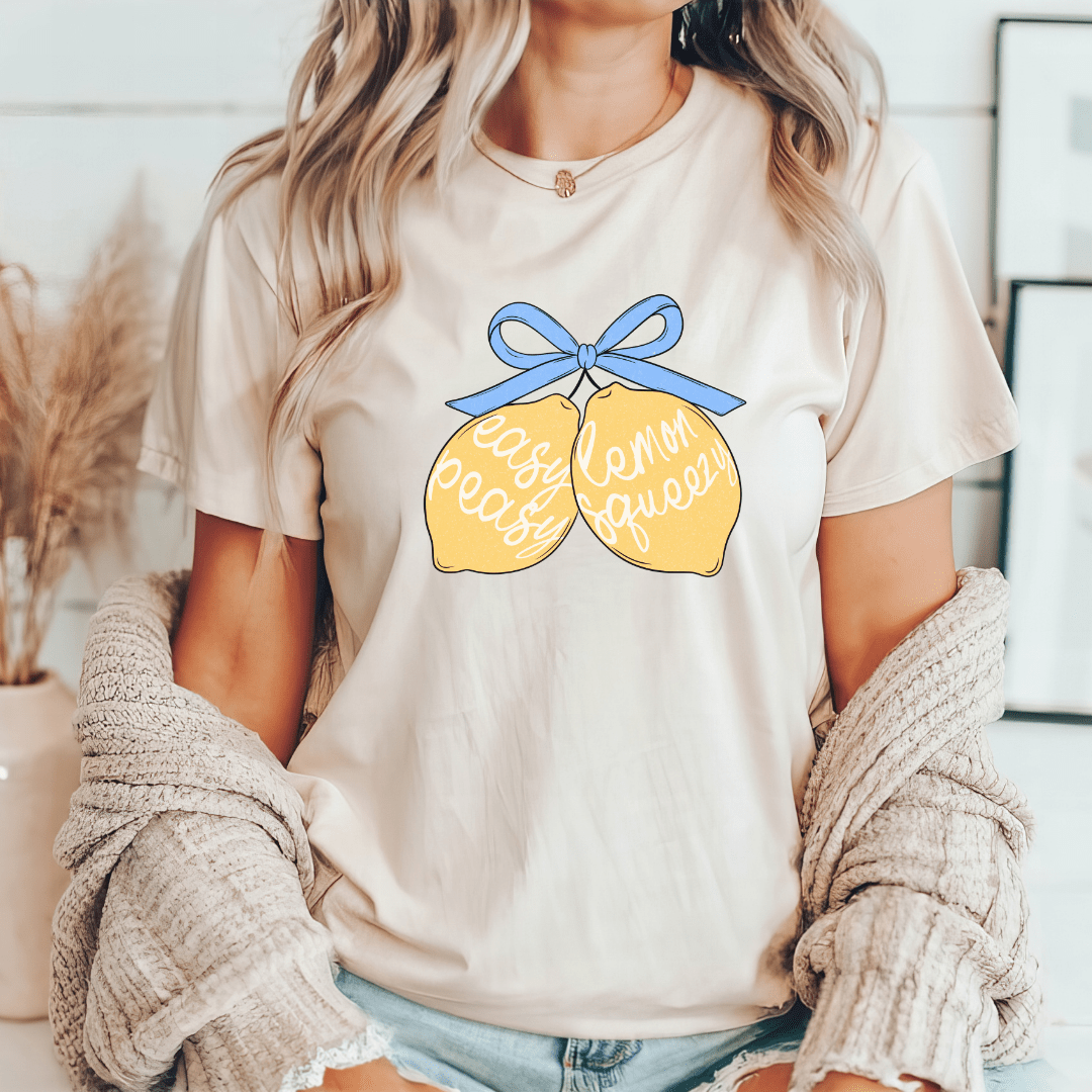 "Easy Peasy Lemon Squeezy" Teacher T-shirt - Teacher Care Crate - T-Shirt