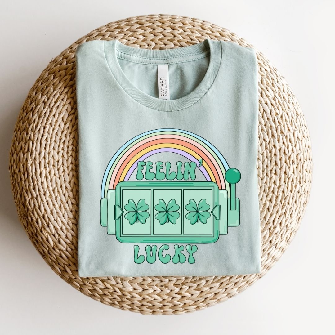 "Feelin' Lucky" Slots Teacher T-shirt - Teacher Care Crate - T-Shirt