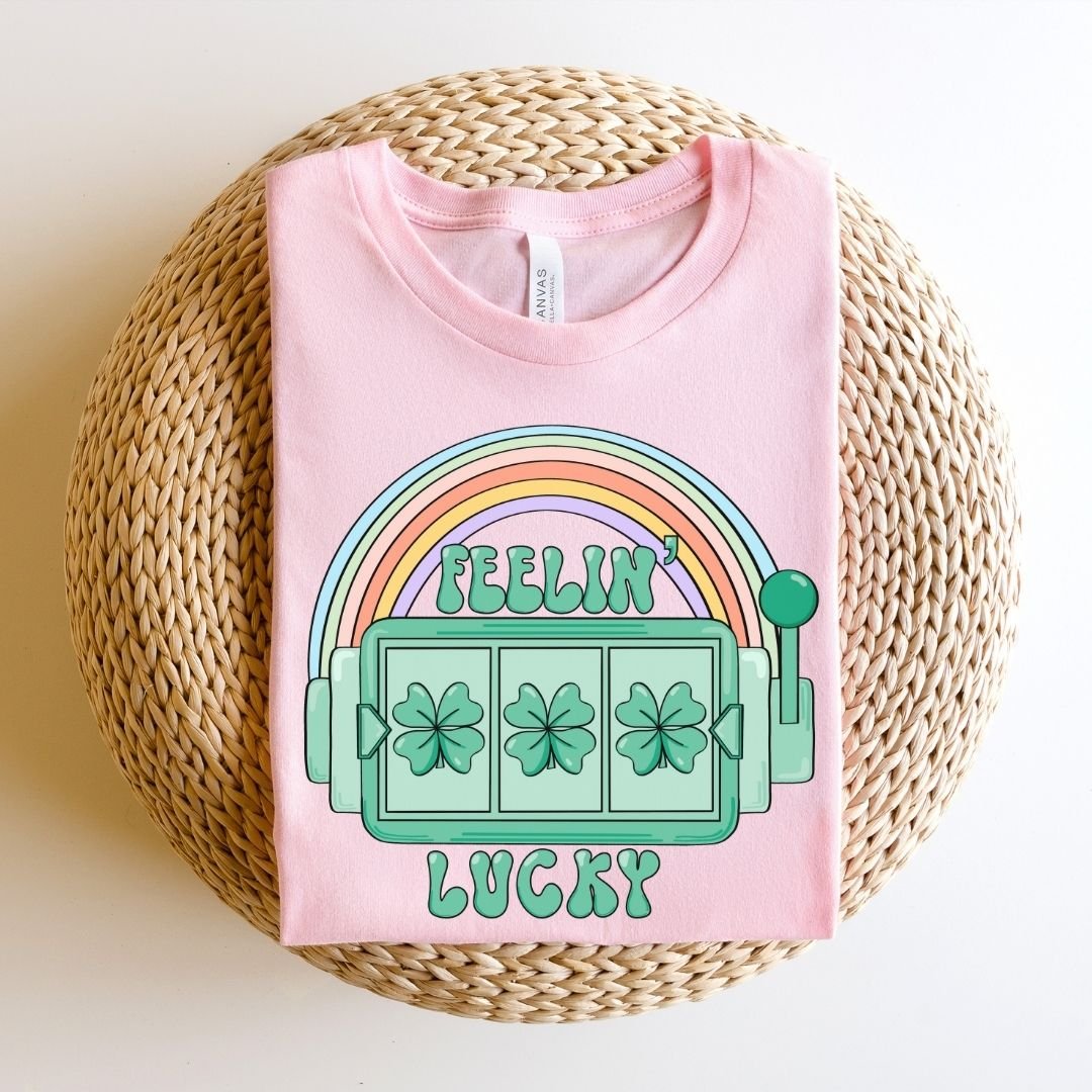 "Feelin' Lucky" Slots Teacher T-shirt - Teacher Care Crate - T-Shirt