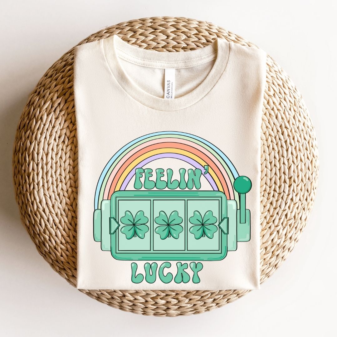 "Feelin' Lucky" Slots Teacher T-shirt - Teacher Care Crate - T-Shirt