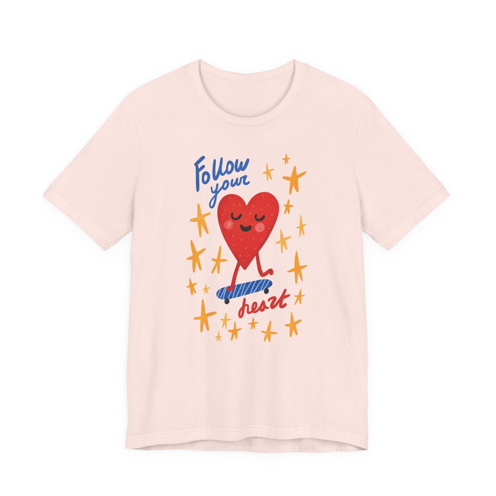 "Follow Your Heart" Teacher T-shirt - Teacher Care Crate-T-Shirt